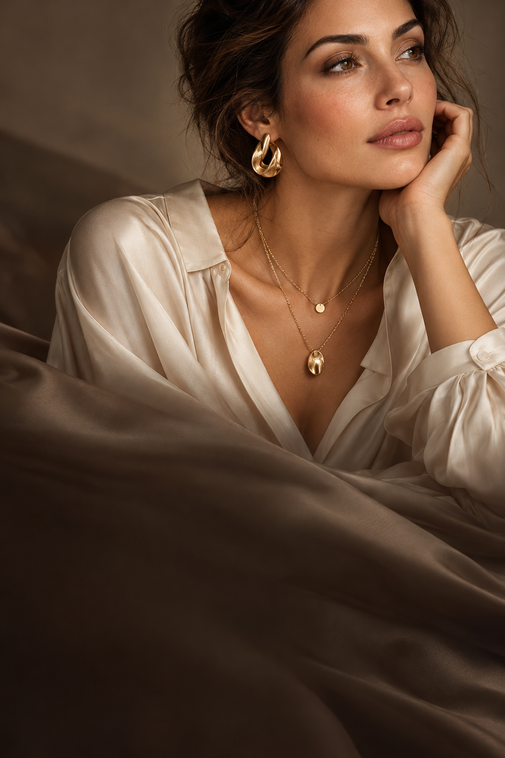 Parisaa editorial jewelry portrait